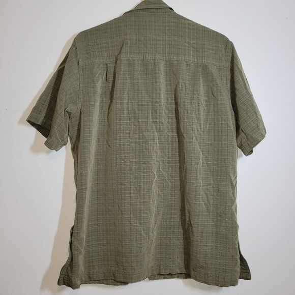 5.11 Tactical Men's Green Hidden Pocket Shirt Medium - Picture 8 of 12